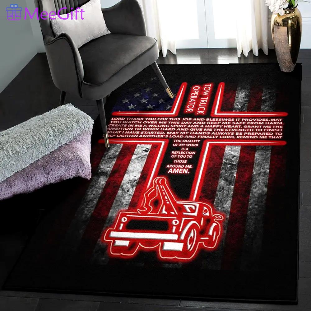 Manager large area rugs, tow truck operator gs cl rug Rectangle Rug