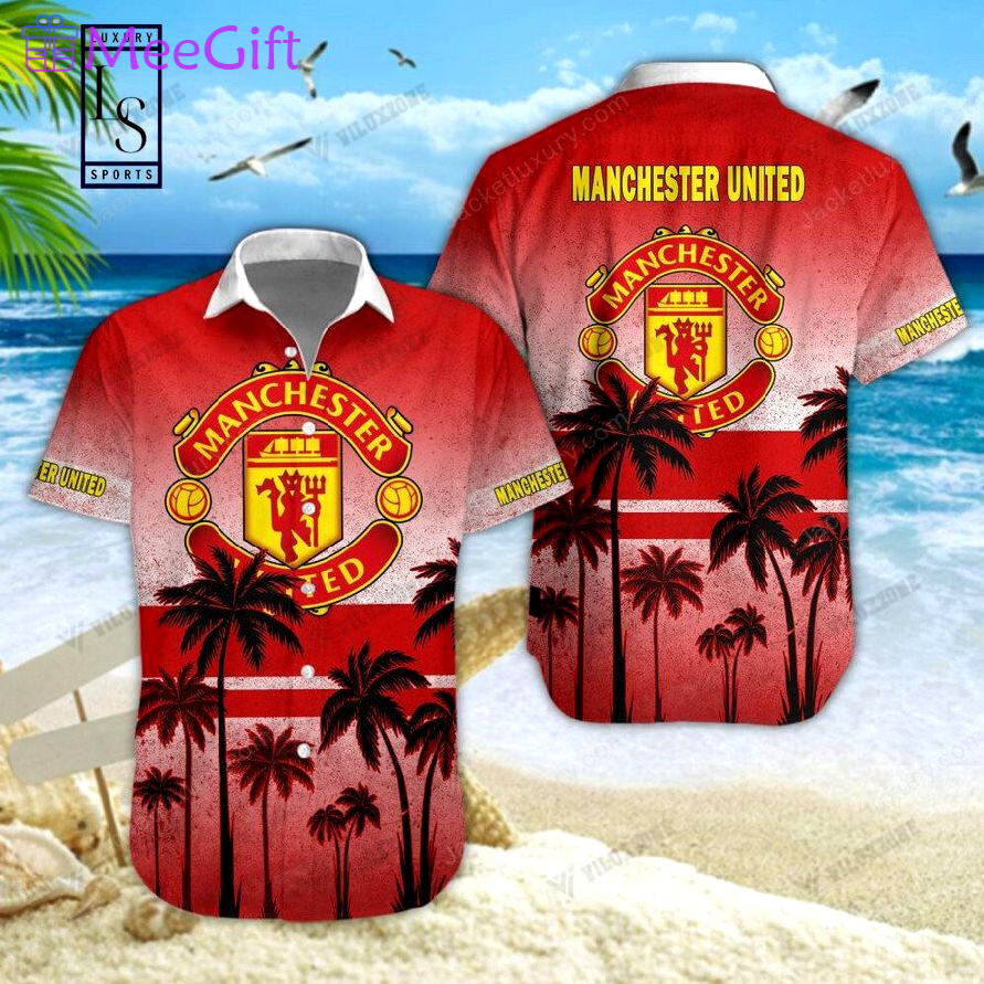 Manchester united coconut hawaiian shirt Hawaii Shirt Shorts & Flip Flops