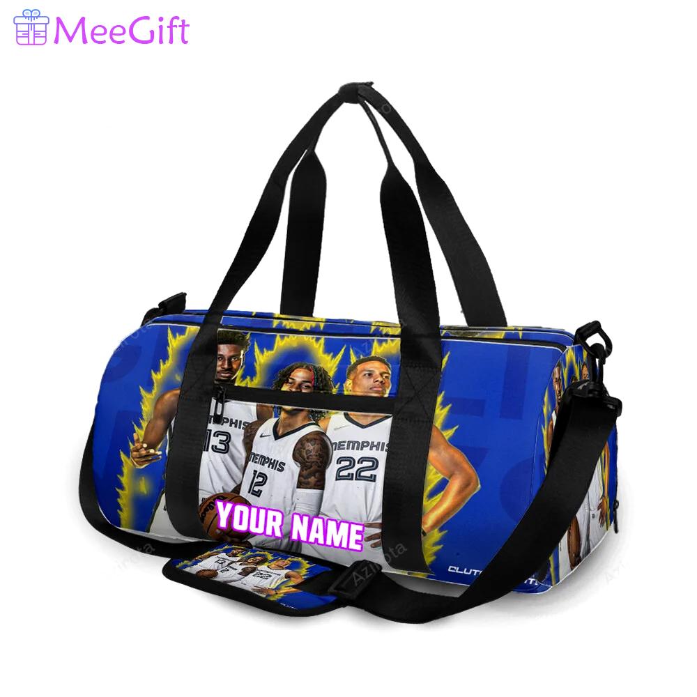 Memphis grizzlies ja morant desmond bane jaren jackson jr personalized name travel bag gym bag 1218 Travel Bag