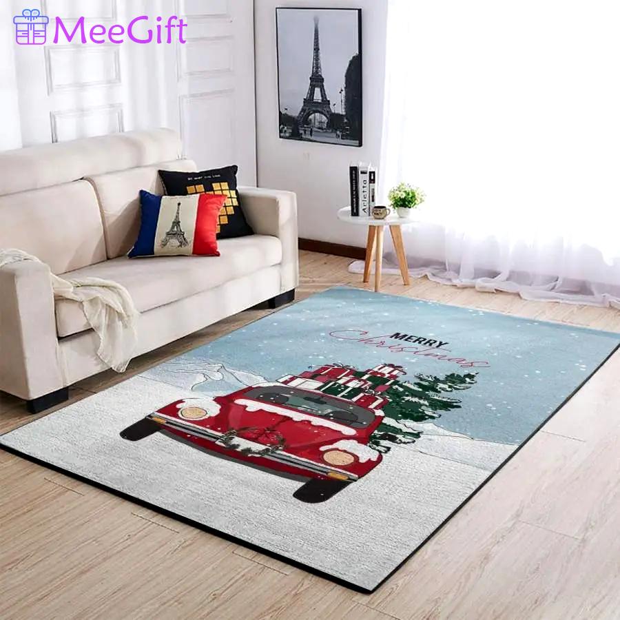 Merry christmascar area rug living room rug home decor 1909274 christmas ofd Rectangle Rug
