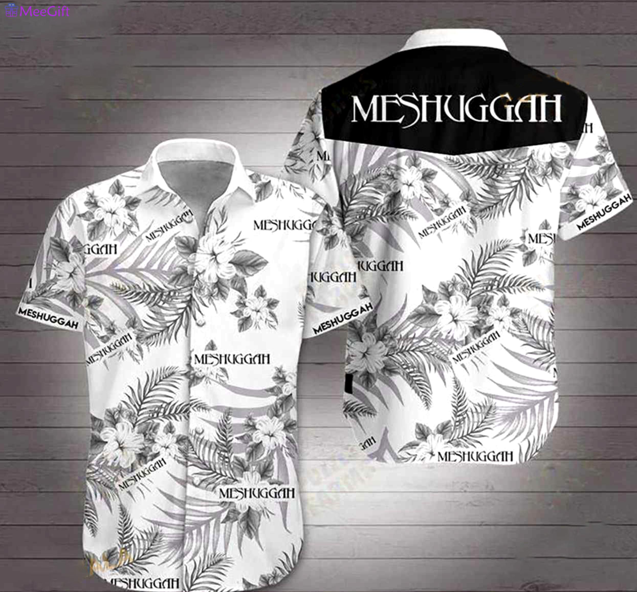 Meshuggah hawaiian shirt Hawaii Shirt Shorts & Flip Flops