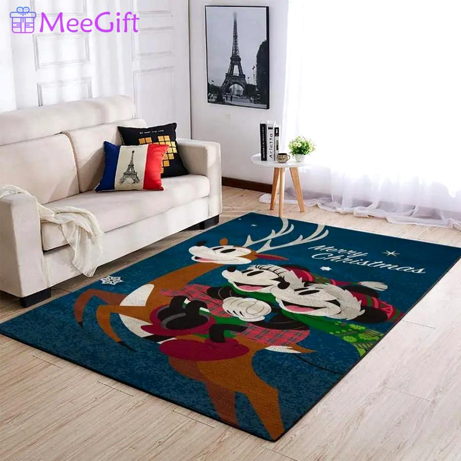 Mickey and minnie mouse disney rug living room rug home decor area rug Rectangle Rug