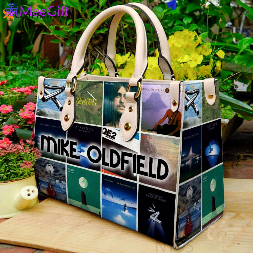 Mike oldfield leather handbag  gift for women 4584 Women Leather Hand Bag