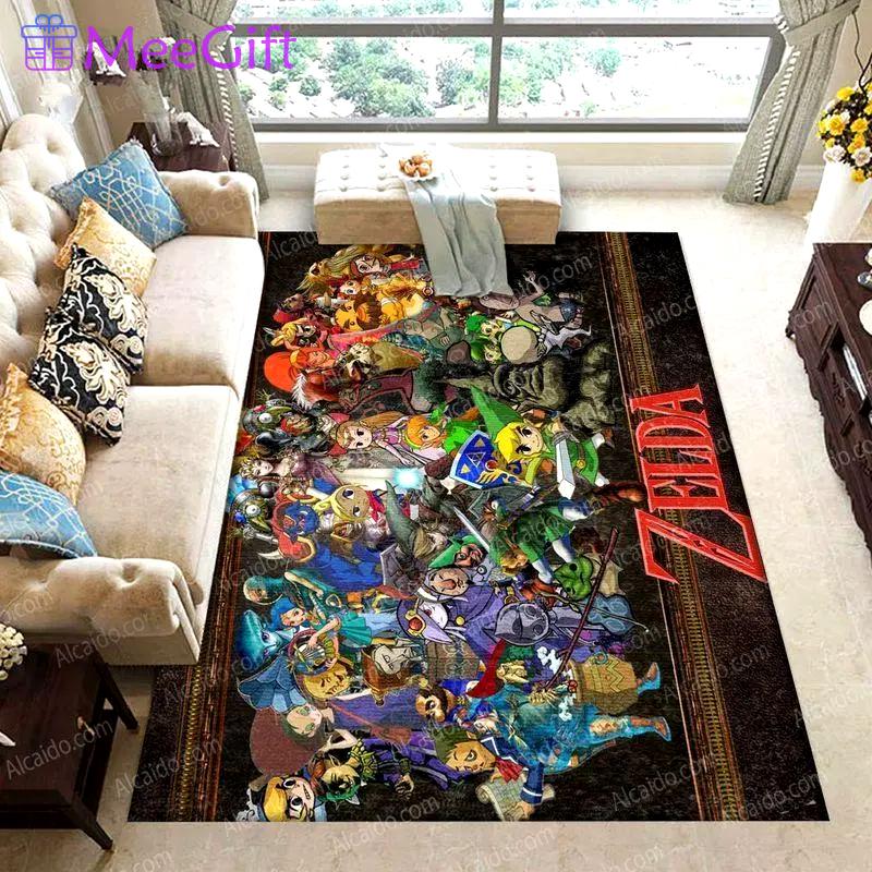 Minecraft area rug living room rug home decor m2510 Rectangle Rug