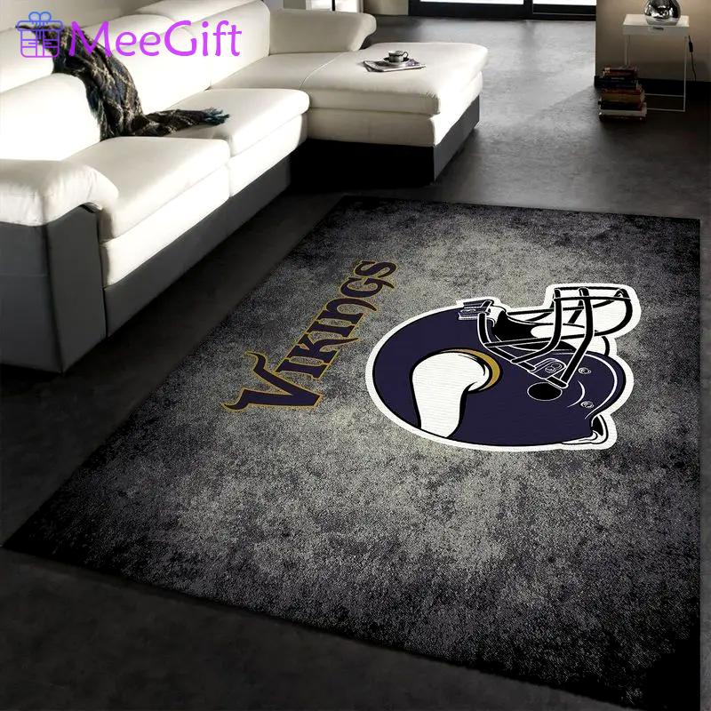 Minnesota vikings football nfl 23 living room bed room rug regtangle carpet Rectangle Rug