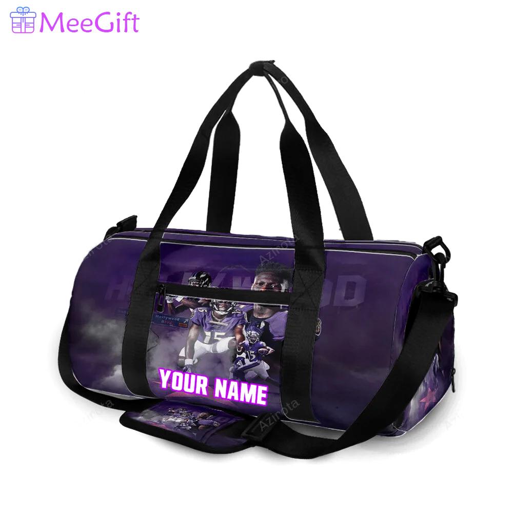 Minnesota vikings team v8 personalized name travel bag gym bag 1012 Travel Bag