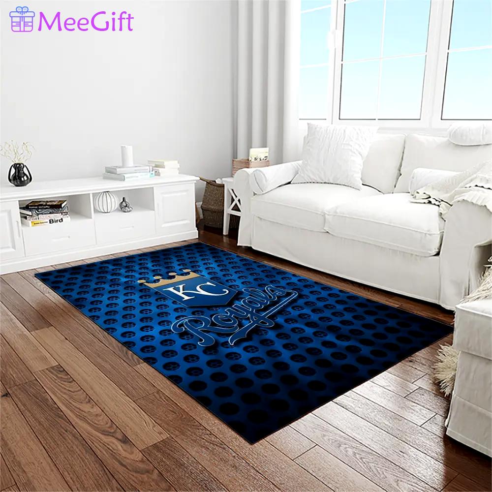 Mlb kansas city royals baseball team logo rectangle area rug kcr35 Rectangle Rug