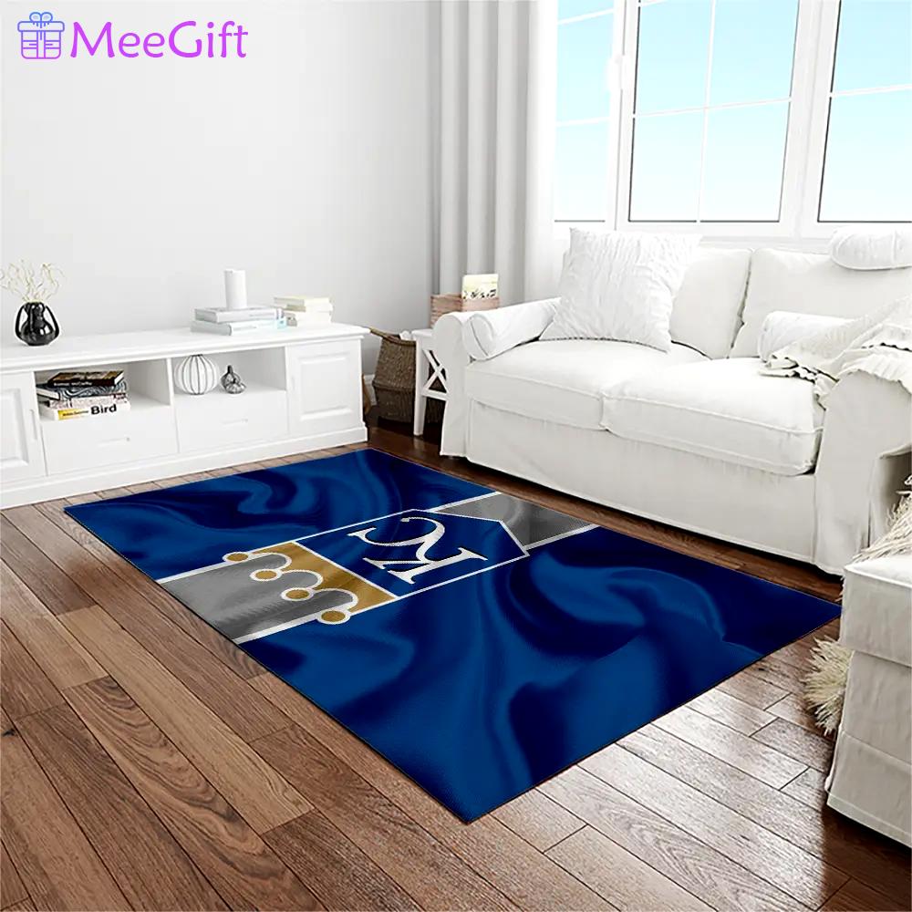 Mlb kansas city royals baseball team logo rectangle area rug kcr48 Rectangle Rug