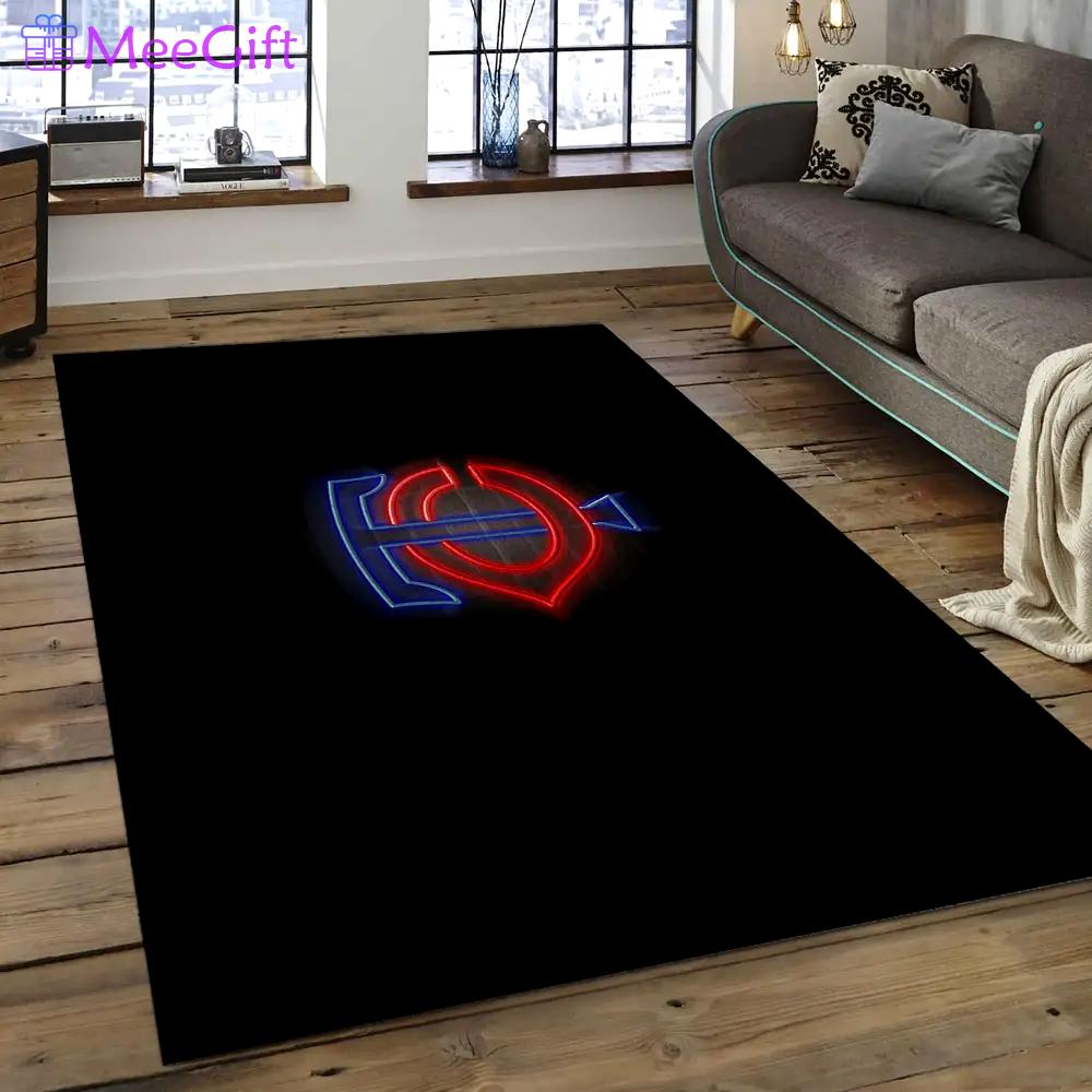 Mlb minnesota twins baseball team logo rectangle area mts02 Rectangle Rug