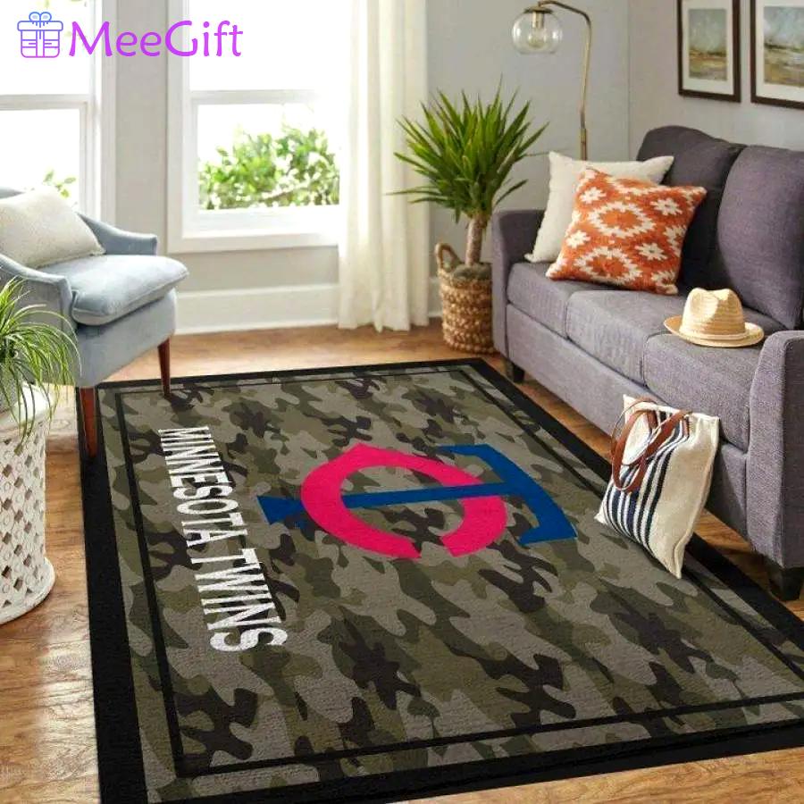 Mlb minnesota twins rug living room rug home decor room carpet rug Rectangle Rug