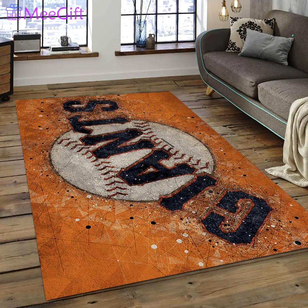 Mlb san francisco giants baseball team logo rectangle area sfg02 Rectangle Rug