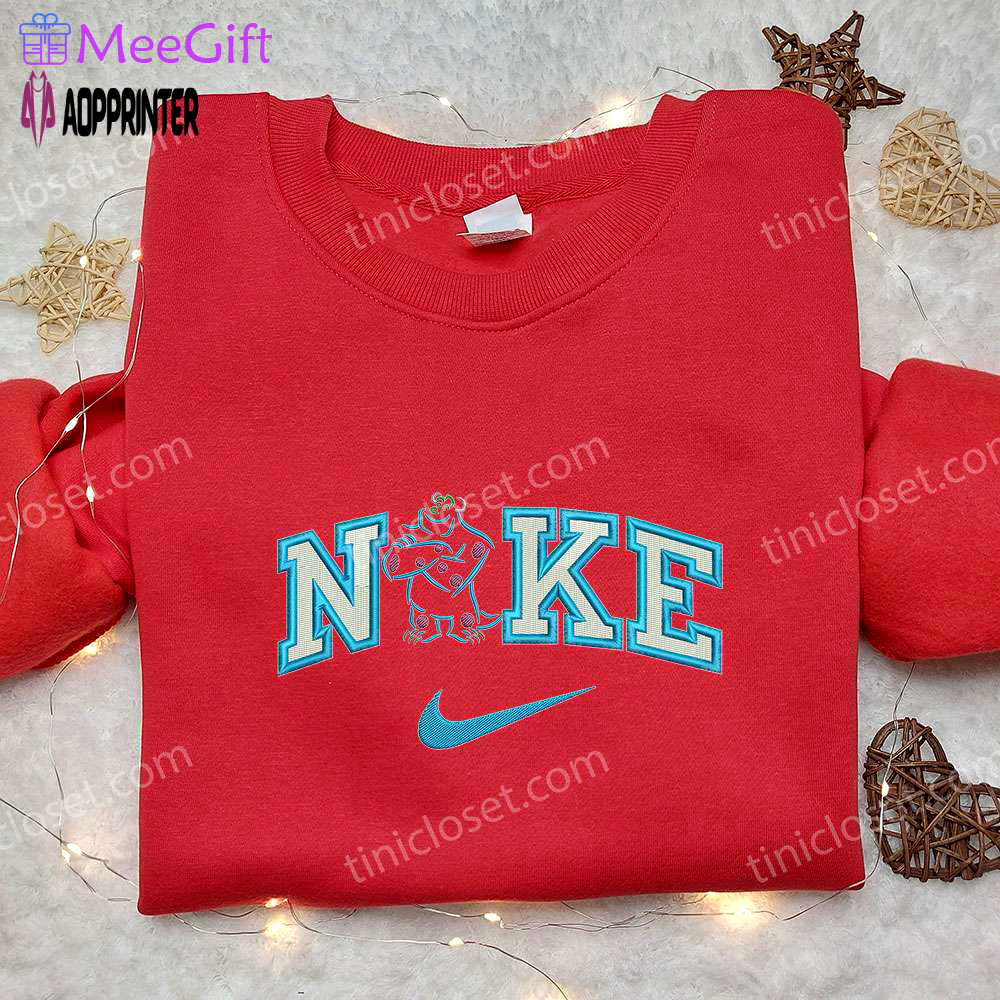 Monsters inc james p sullivan x nike sweatshirt – disney embroidered shirt nike inspired – shop now! Embroidered Shirt