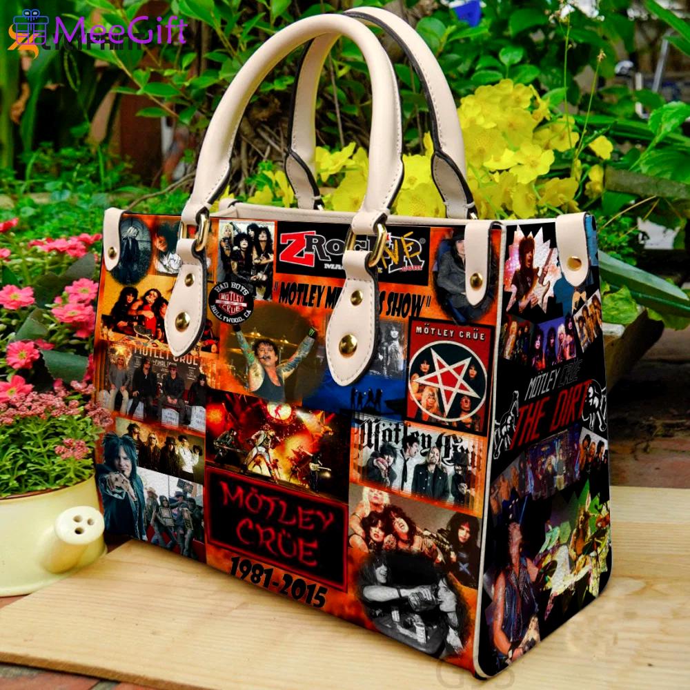 Motley crue 1 leather bag g95 1772 Women Leather Hand Bag