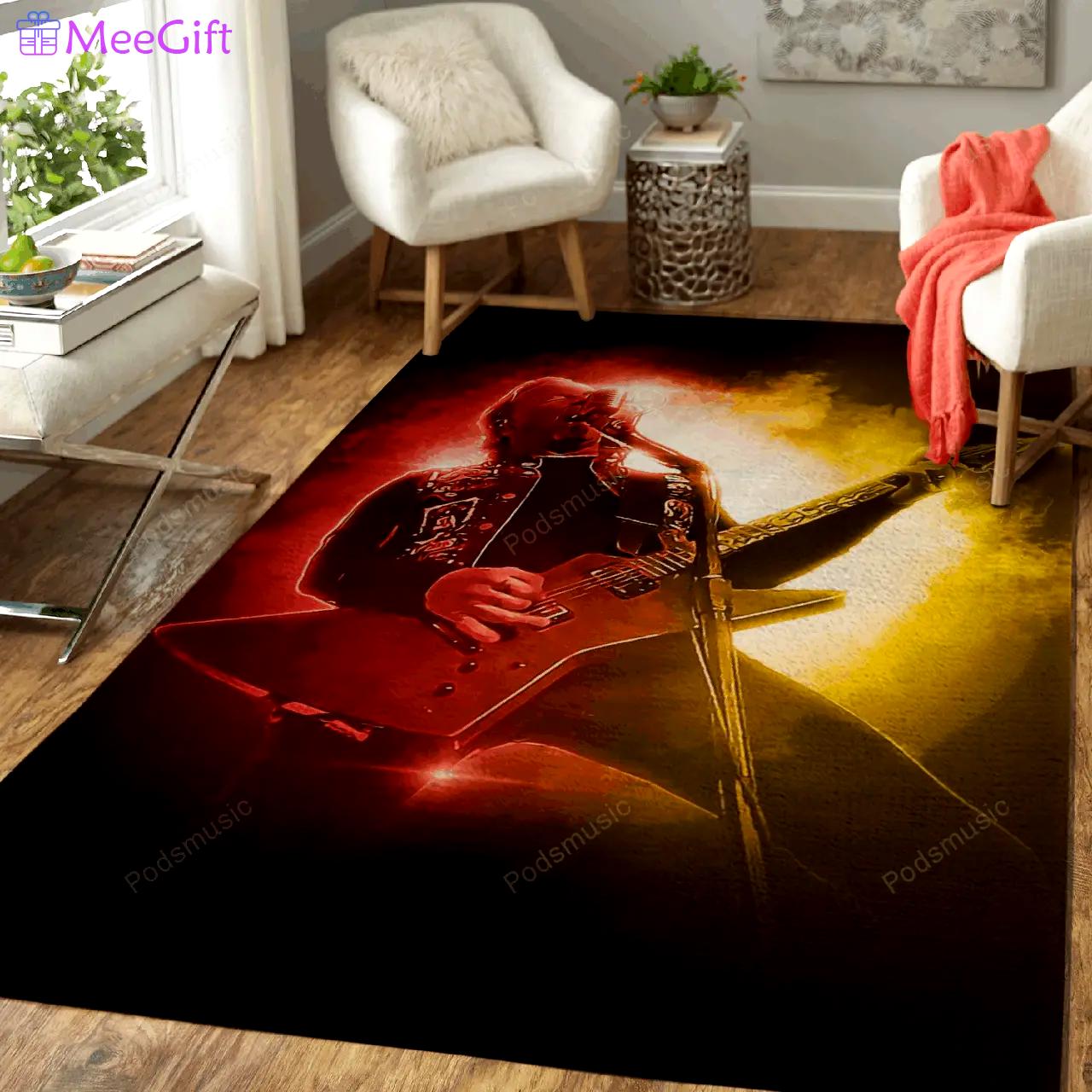 Mr james hetfield music artwork art for fans area rug living room carpet rug regtangle carpet floor decor home decor Rectangle Rug