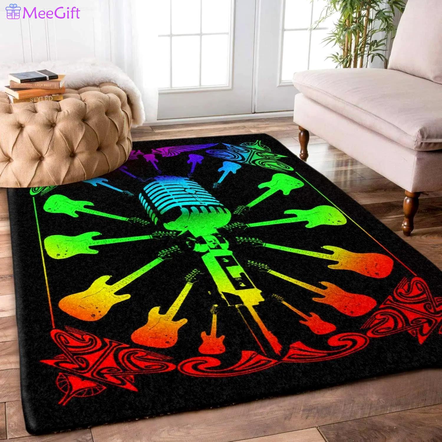 Music rug rcdd81f15683 area rug living room carpet rug regtangle carpet floor decor home decor Rectangle Rug