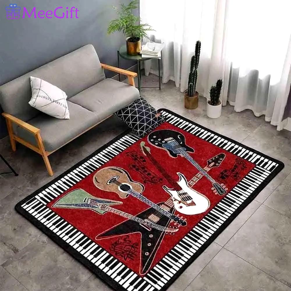 Music rug rcdd81f22179 area rug living room carpet rug regtangle carpet floor decor home decor Rectangle Rug