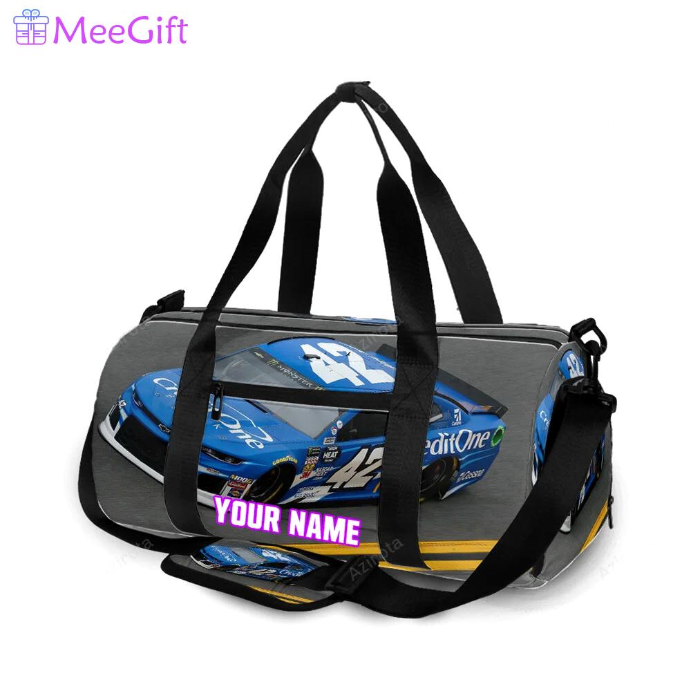 Nascar chip ganassi racing cars3 personalized name travel bag gym bag 1727 Travel Bag