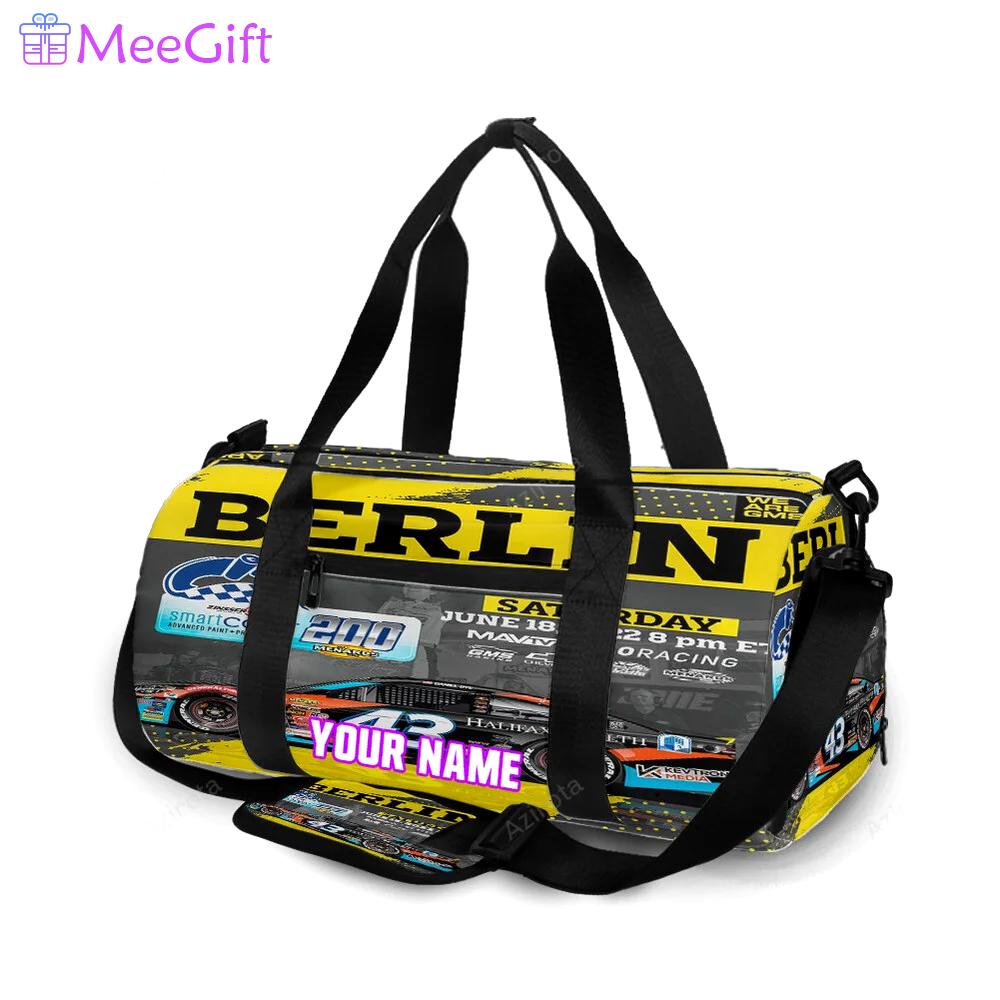 Nascar gms racing cars10 personalized name travel bag gym bag 156 Travel Bag