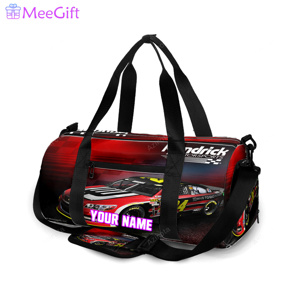 Nascar hendrick motorsports car14 personalized name travel bag gym bag 2131 Travel Bag