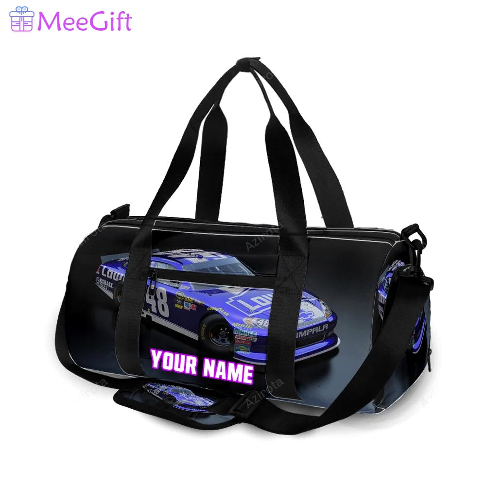 Nascar hendrick motorsports car18 personalized name travel bag gym bag 432 Travel Bag
