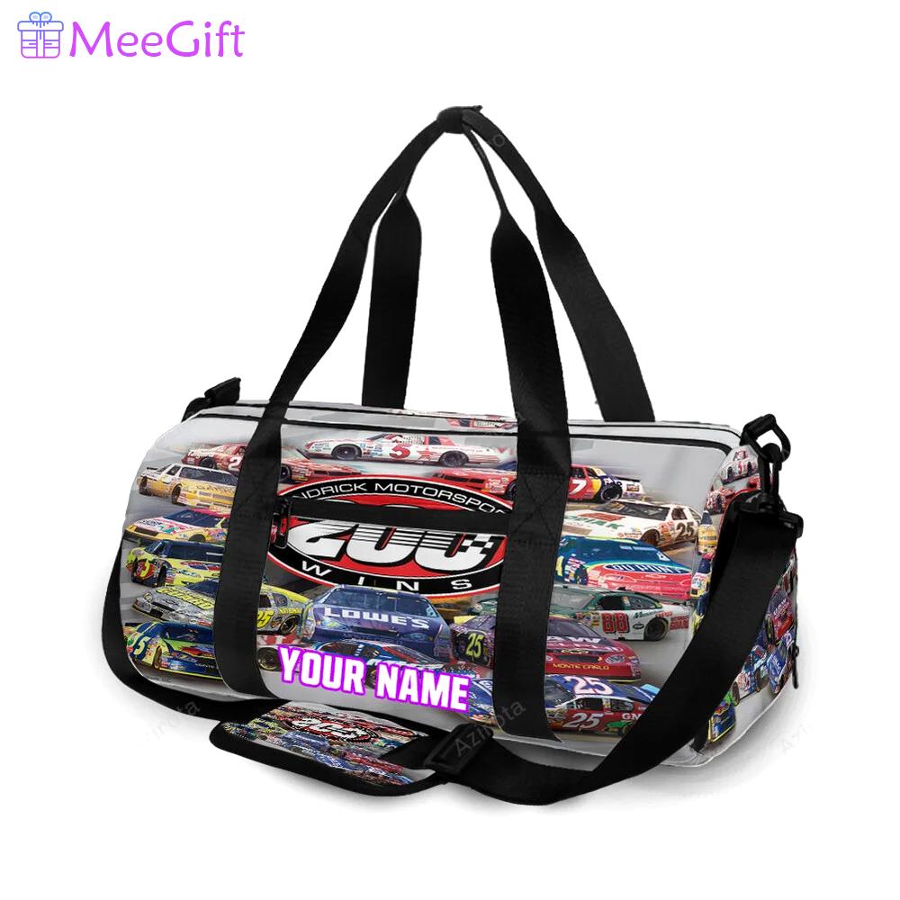 Nascar hendrick motorsports car20 personalized name travel bag gym bag 1071 Travel Bag