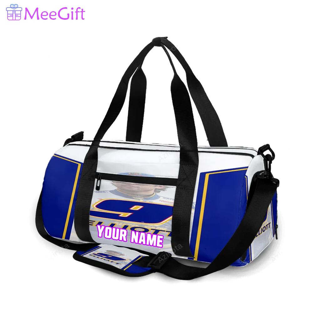 Nascar hendrick motorsports chase elliott9 personalized name travel bag gym bag 1599 Travel Bag