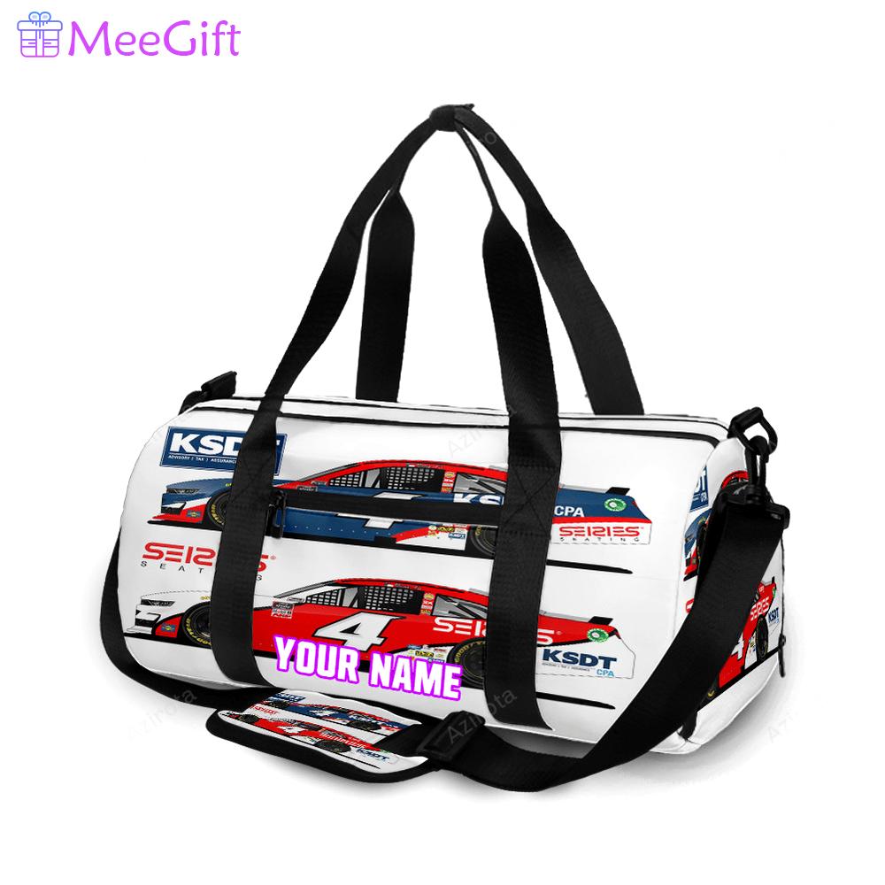 Nascar jd motorsport w gary keller car1 personalized name travel bag gym bag 787 Travel Bag