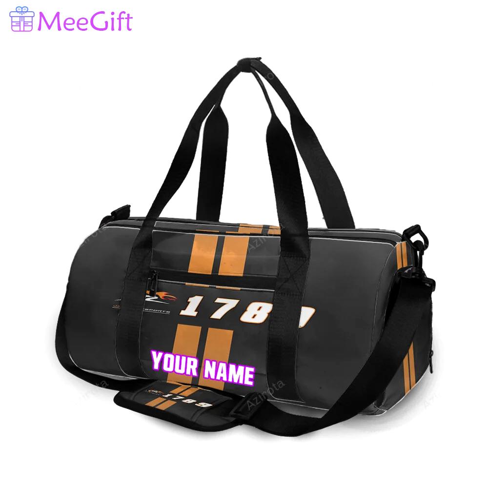 Nascar jr motorsports logo 1978 personalized name travel bag gym bag 1294 Travel Bag