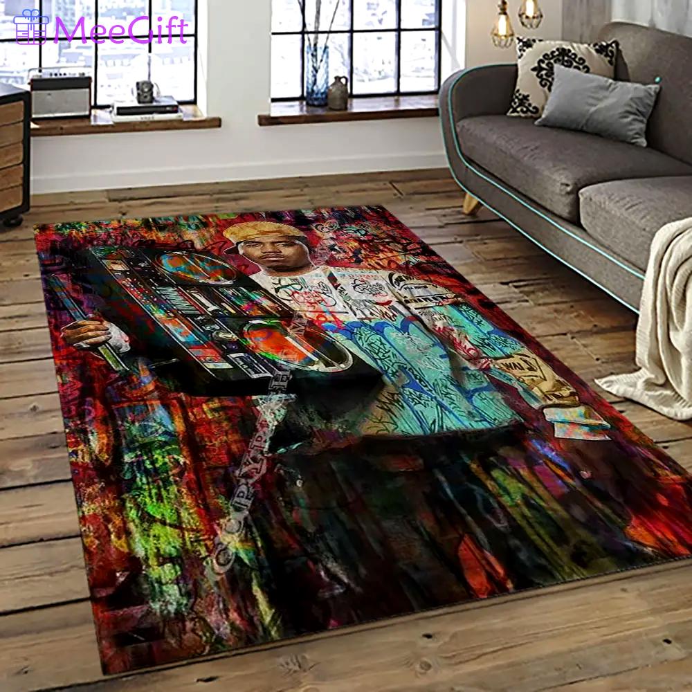 Nasir rapper hiphop music retangle carpet area rug home decor best gift for fan and friends na6 Rectangle Rug