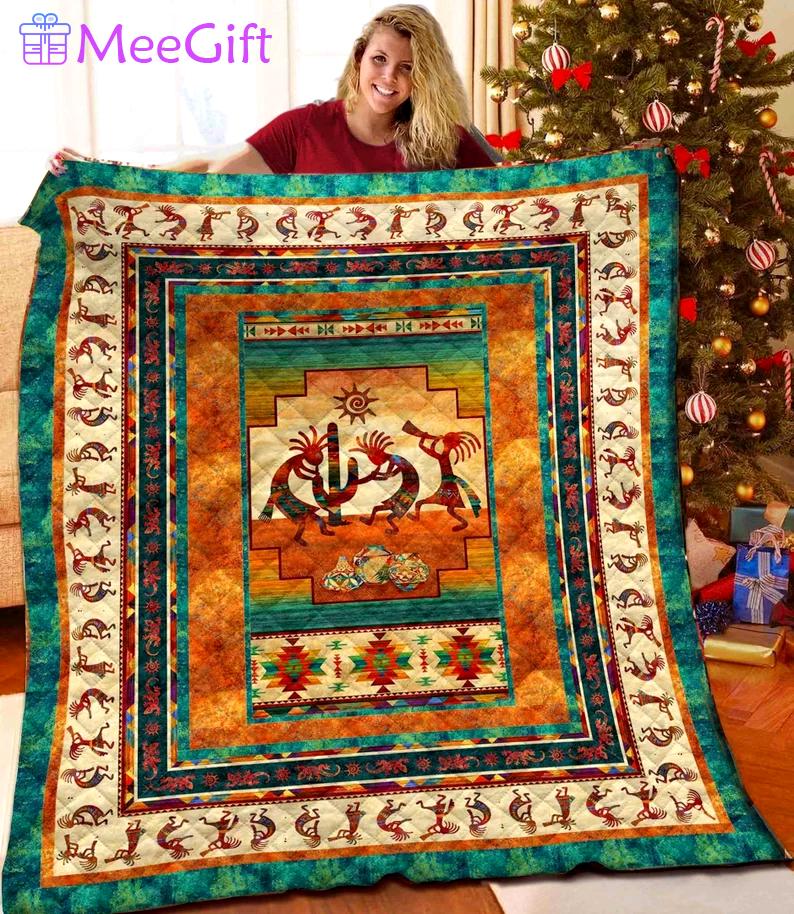 Native america jfj10354 3d customized quilt camli2707 Quilt Blanket