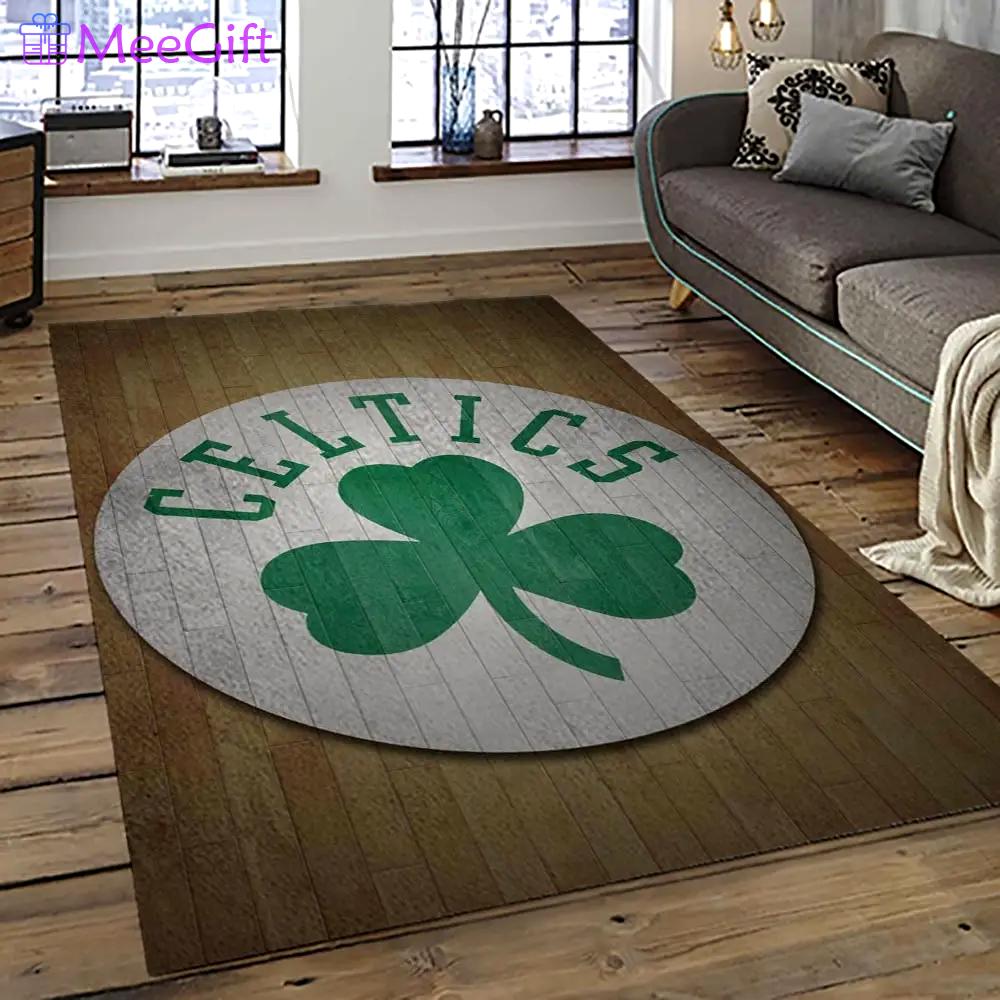 Nba boston celtics basketball team logo sport carpet area rug home decor best gift for friends bc60 Rectangle Rug