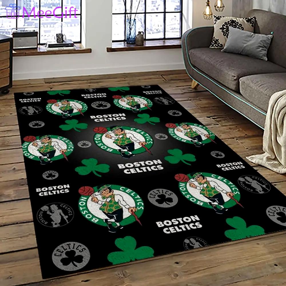 Nba boston celtics basketball team logo sport carpet area rug home decor best gift for friends bc81 Rectangle Rug