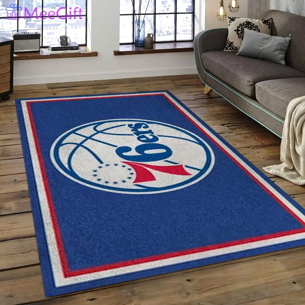 Nba charlotte hornets basketball legend team logo rectangle area ch04 Rectangle Rug