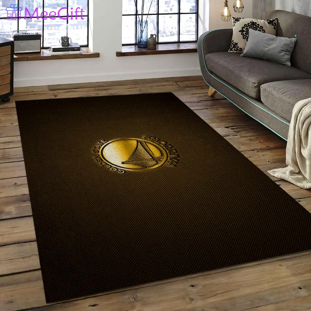 Nba golden state warriors basketball legend team logo rectangle area gsw19 Rectangle Rug