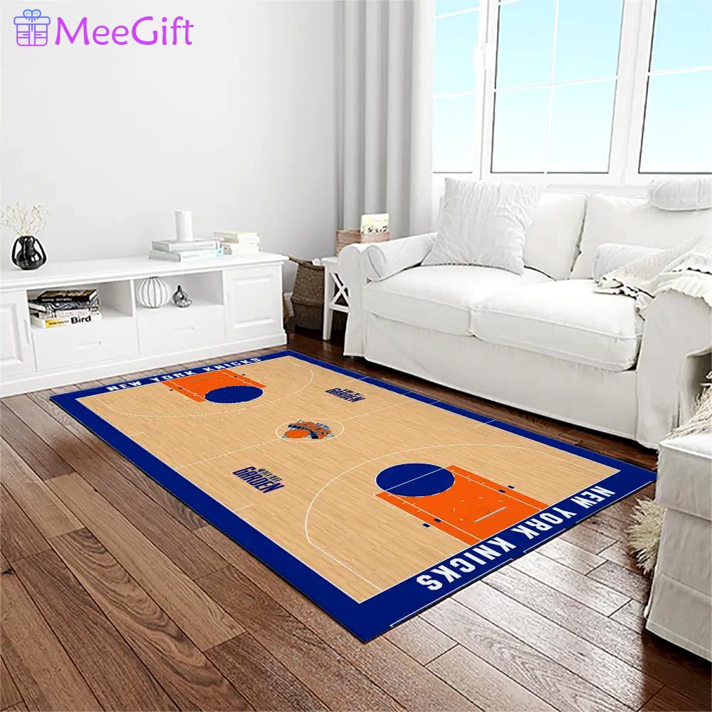 Nba new york knicks basketball team logo rectangle area rug nyk50 Rectangle Rug