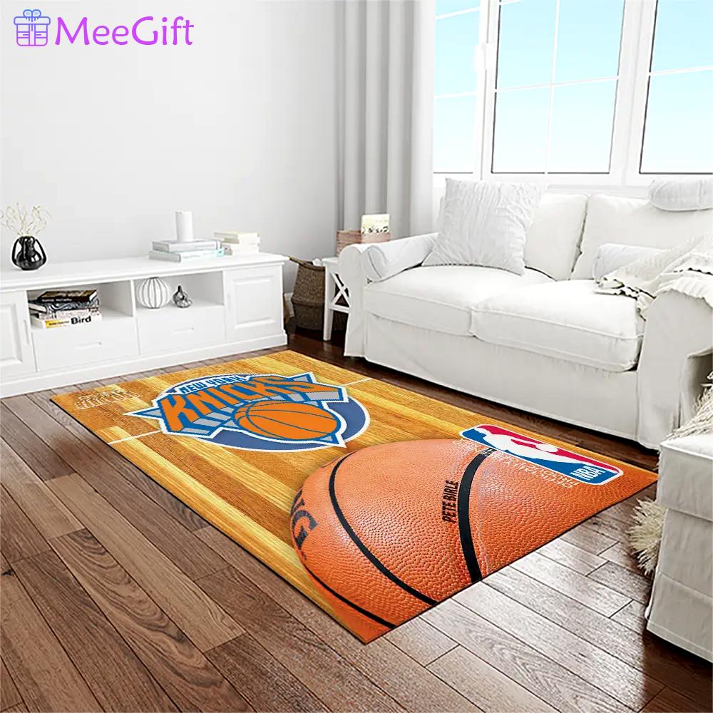 Nba new york knicks basketball team logo rectangle area rug nyk55 Rectangle Rug