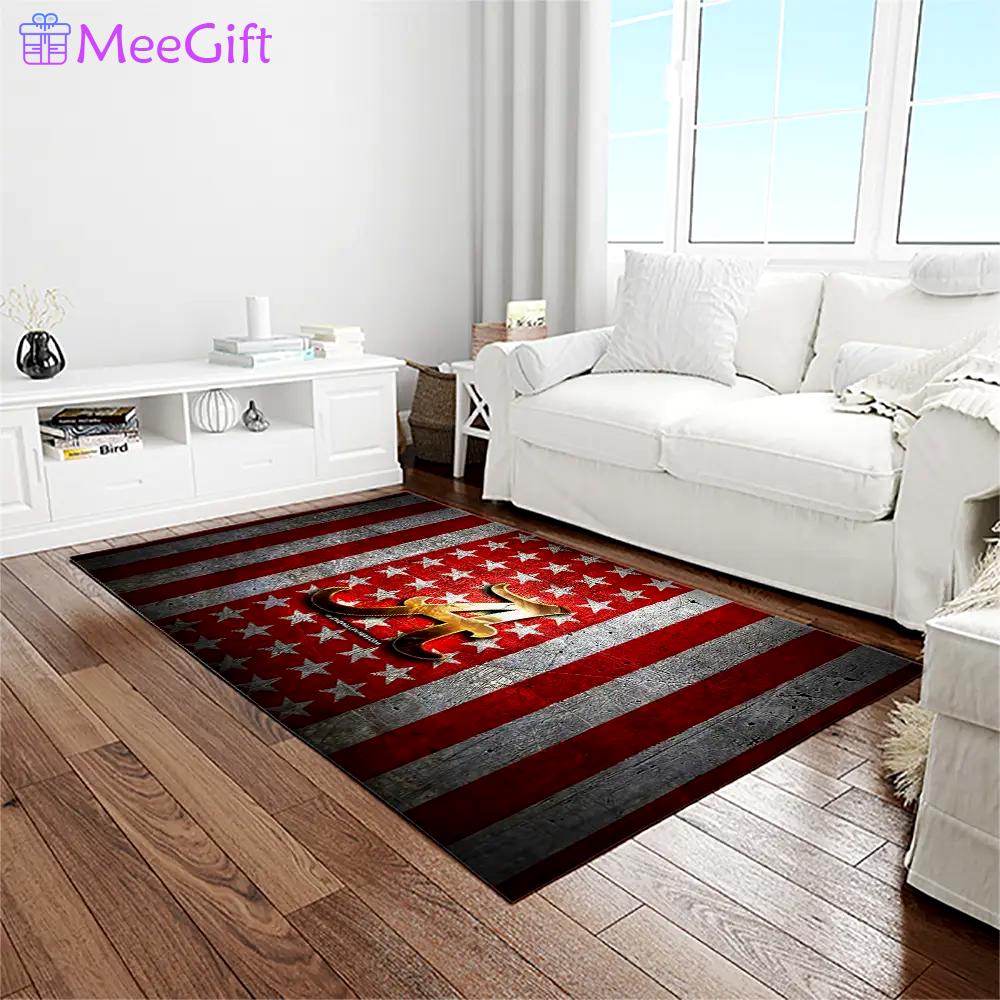 Ncaa alabama crimson tide college sport basketball and foolball team logo rectangle area rug act06 Rectangle Rug