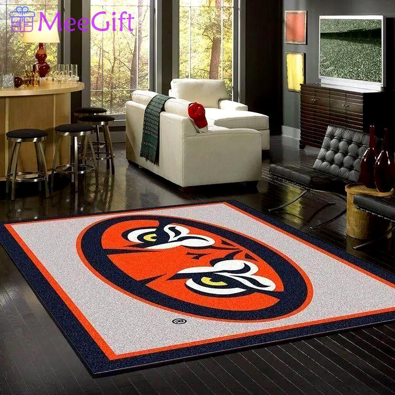 Ncaa auburn tigers team logo carpet living room rug regtangle carpet Rectangle Rug