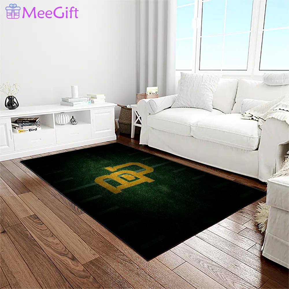Ncaa baylor bears sport basketball and foolball team logo rectangle area rug bb01 Rectangle Rug