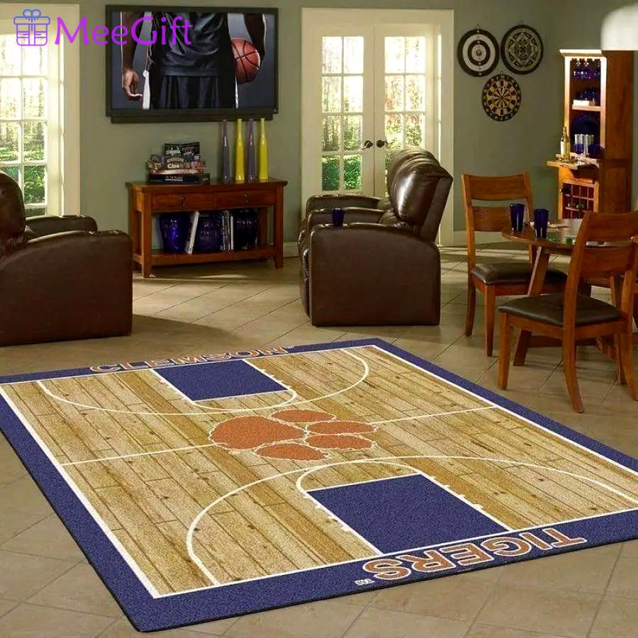 Ncaa clemson tigers living room carpet home rug regtangle carpet v8368 2 Rectangle Rug