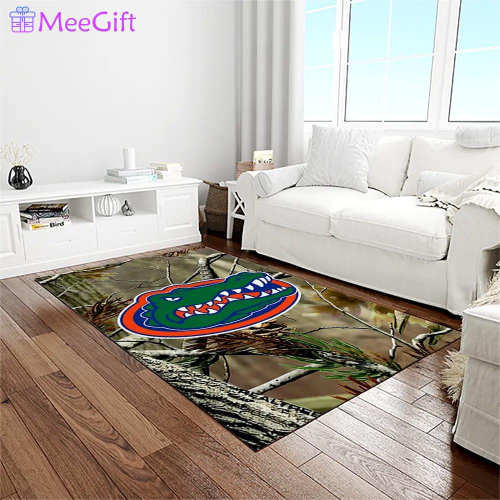 Ncaa florida gators college sport basketball and foolball team logo rectangle area rug fg12 Rectangle Rug