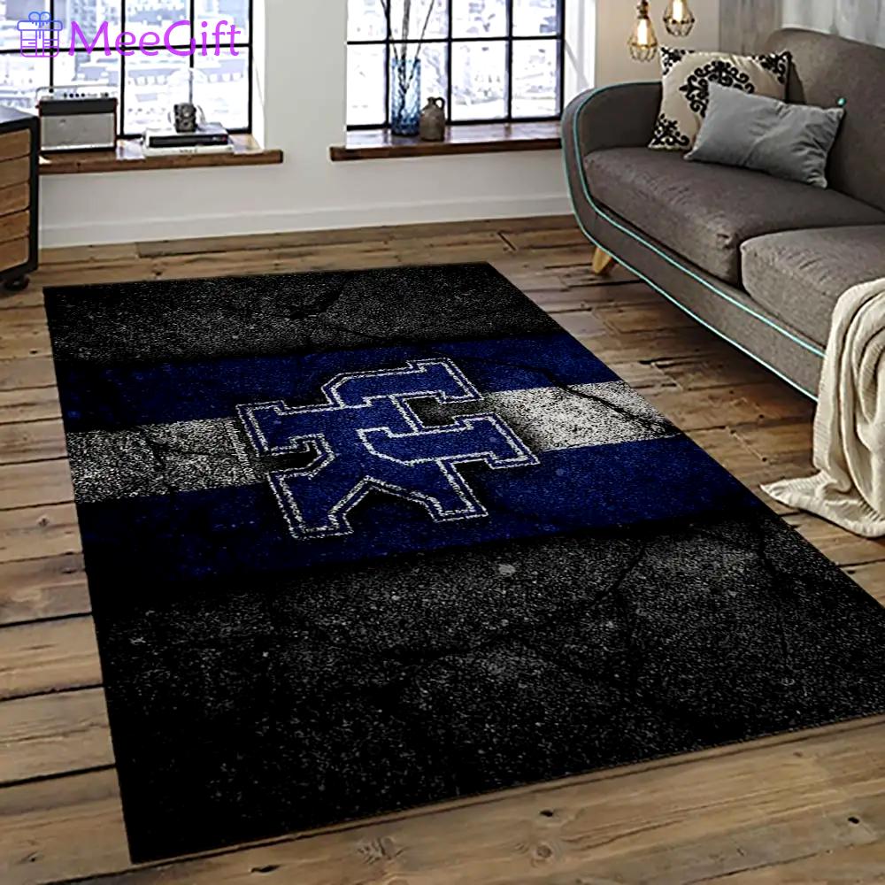Ncaa kentucky wildcats football team logo sport carpet area rug home decor best gift for friends ktwc31 Rectangle Rug