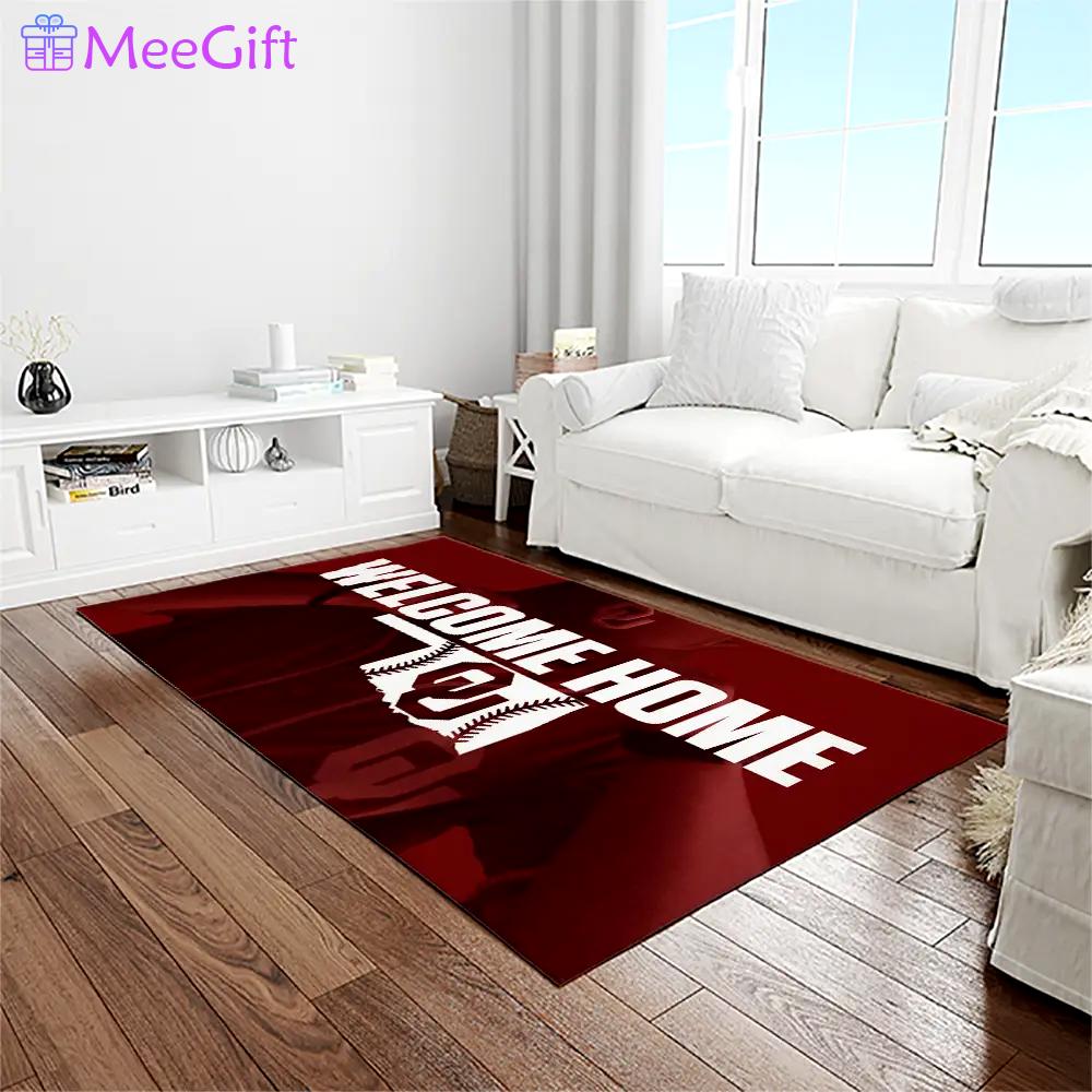 Ncaa oklahoma sooners sport basketball and foolball team logo rectangle area rug os27 Rectangle Rug