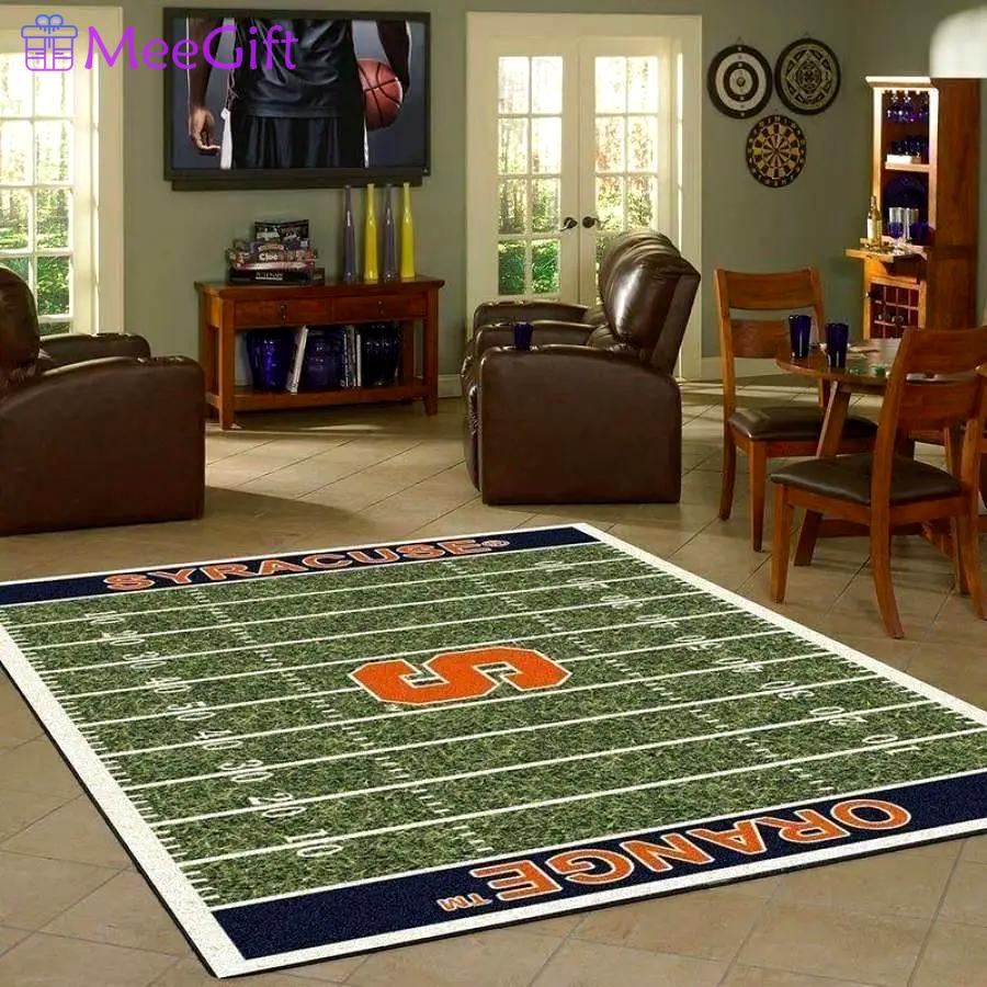 Ncaa syracuse orange area rug living room rug home decor ag290830 Rectangle Rug