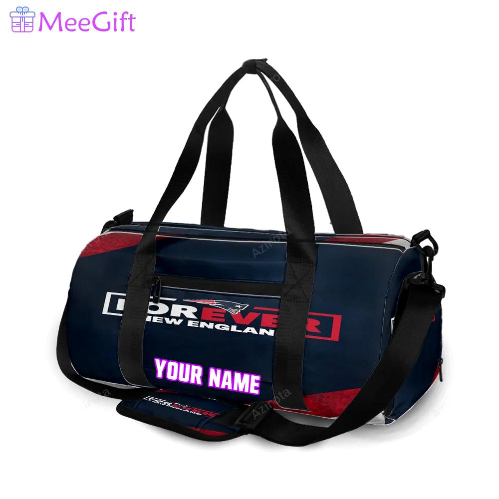 New england patriots forever new england personalized name travel bag gym bag 378 Travel Bag