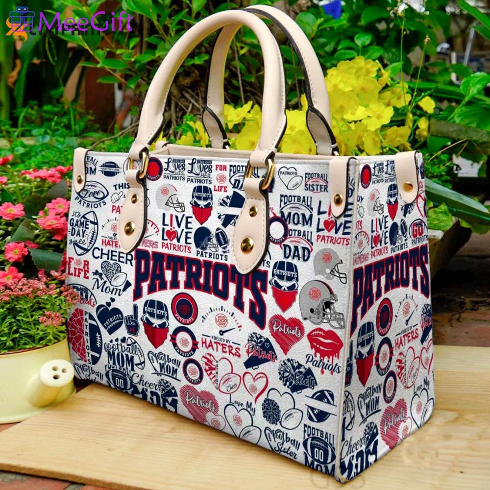 New england patriots hand leather bag for women gift 2042 Women Leather Hand Bag