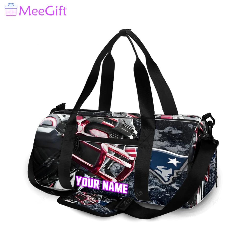 New england patriots player helmet personalized name travel bag gym bag 1340 Travel Bag