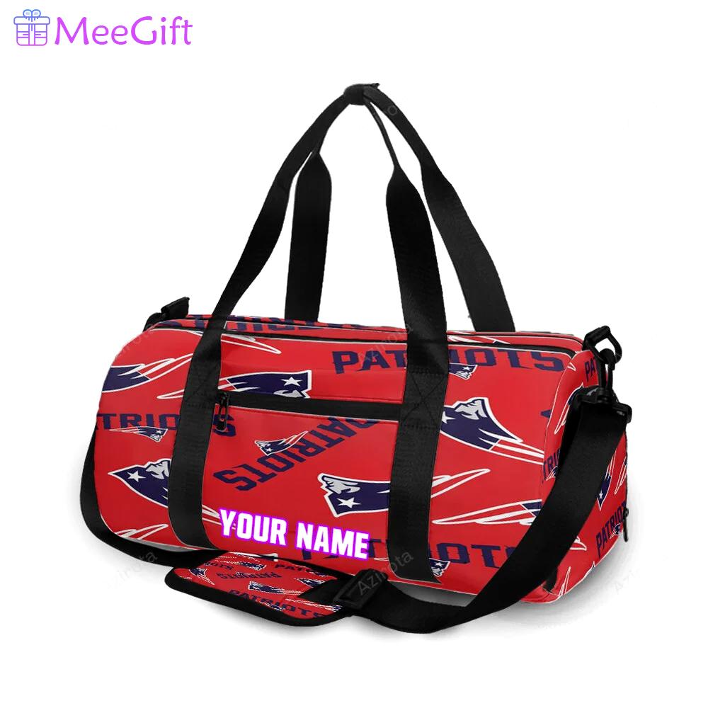 New england patriots16 personalized name travel bag gym bag 1936 Travel Bag