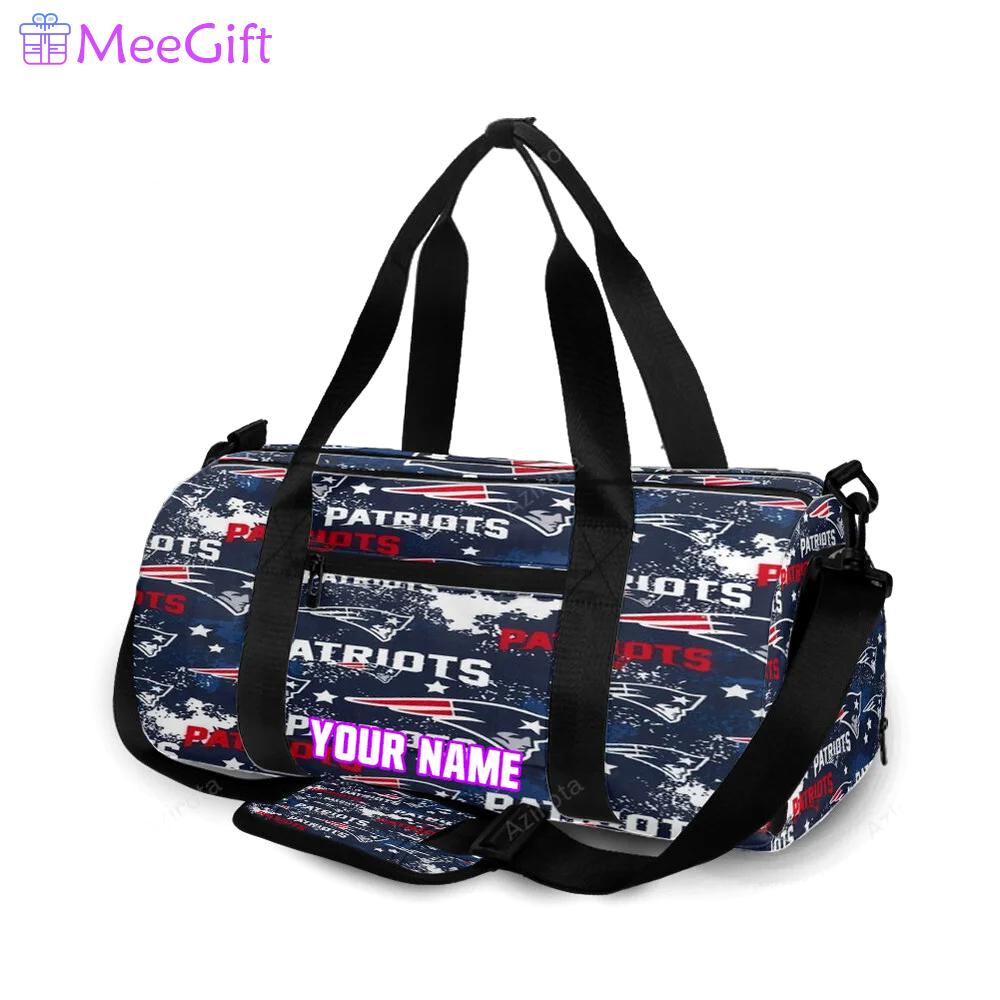 New england patriots4 personalized name travel bag gym bag 88 Travel Bag