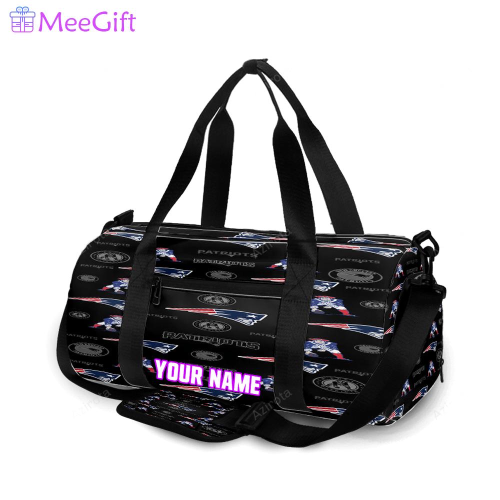 New england patriots7 personalized name travel bag gym bag 621 Travel Bag